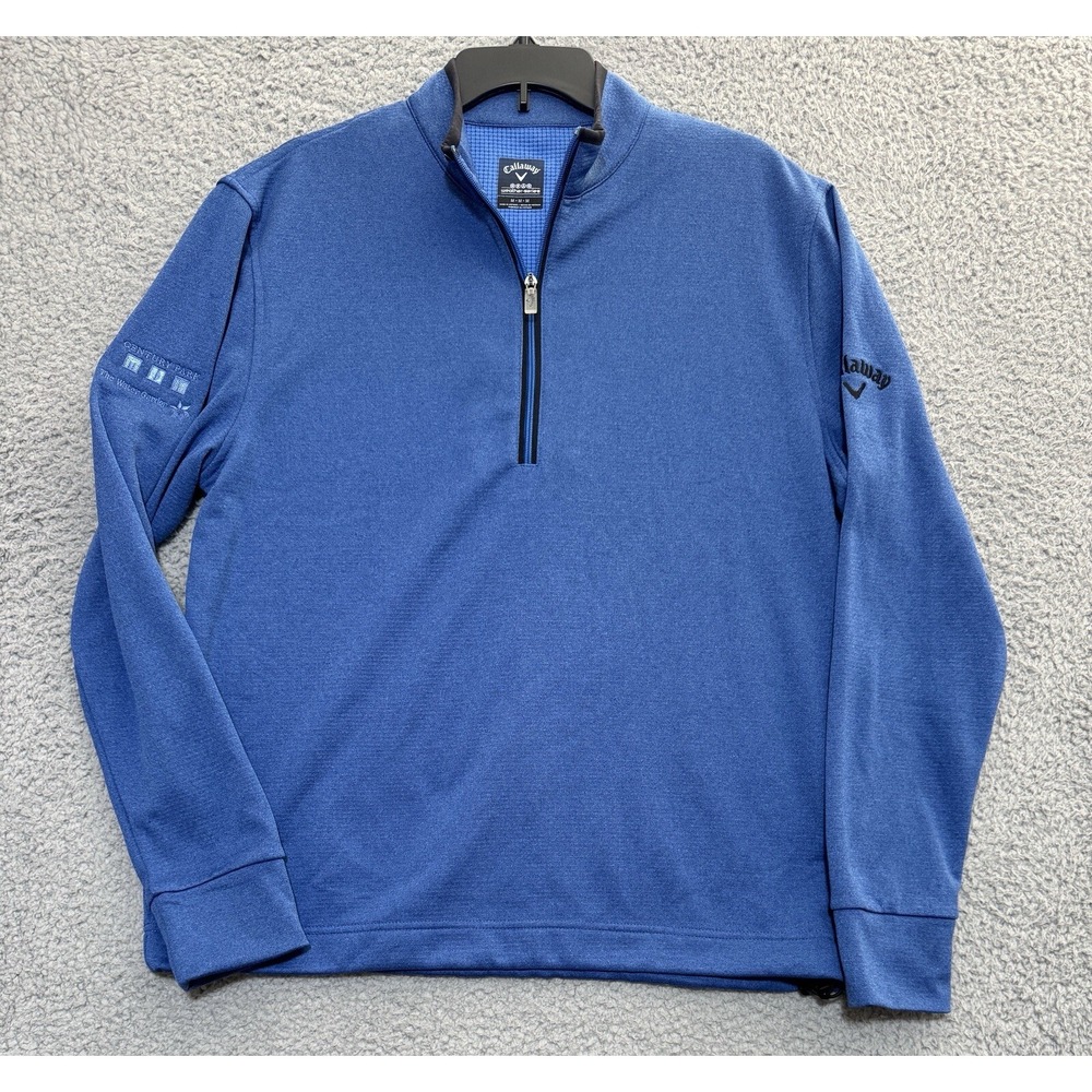 Callaway Weather Series 1/4 Zip Pullover Mens Medium Century Park Logo